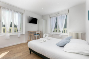 La Recouvrance : Chambre spacieuse avec sdb privative, cuisine et salon partagés, terrasse, proche facs et centre